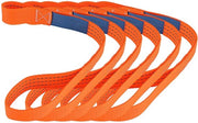 Raccordi a 6 lacci in rima, 450x38mm, lacci di tiraggio 1000kg, tiraggio a laccio 1.000 daN per auto, motocicletta, camper, arrampicata, trasporto, carico, fissaggio, EN-12195-2