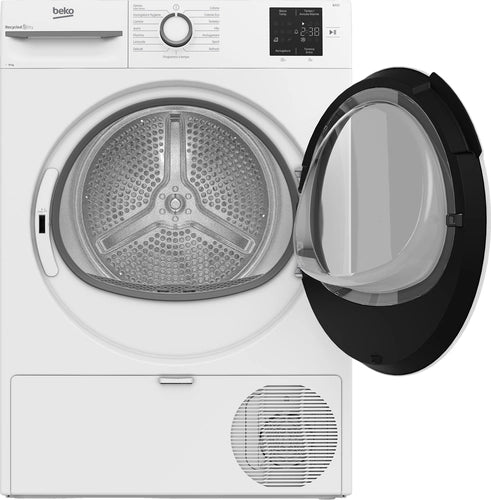Beko BMT103EW 10kg, classe D, linea estetica NX, display touch, colore bianco, oblo' bianco