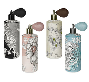 Dispenser Spray Ambiente Mami Milano in Porcellana Profumatore con Pompetta Fantasia: Eleganza