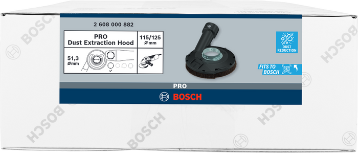 Bosch 2608000882 – Cuffia d’Aspirazione per Smerigliatrici Angolari Ø125 mm