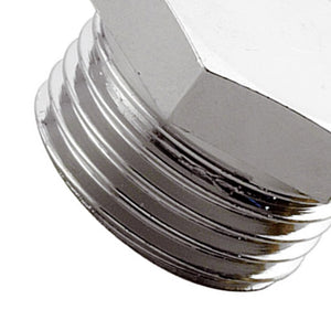 Tappo esagonale cromato