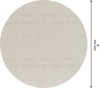 2608900710 - SET 25 FOGLI ABRASIVI BOSCH , D.225mm , P150