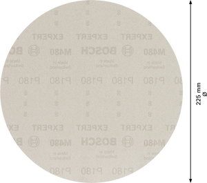 2608900711 - SET 25 FOGLI ABRASIVI BOSCH , D.225mm , P180