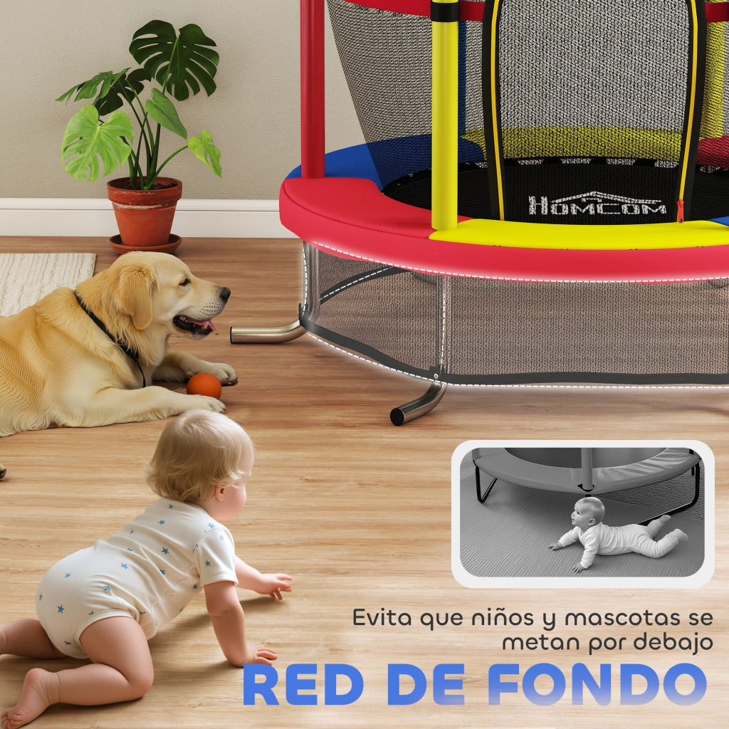Letto a Soppalco con Rete di Sicurezza ¨C Zephmum ¨C ?160 cm Multicolore