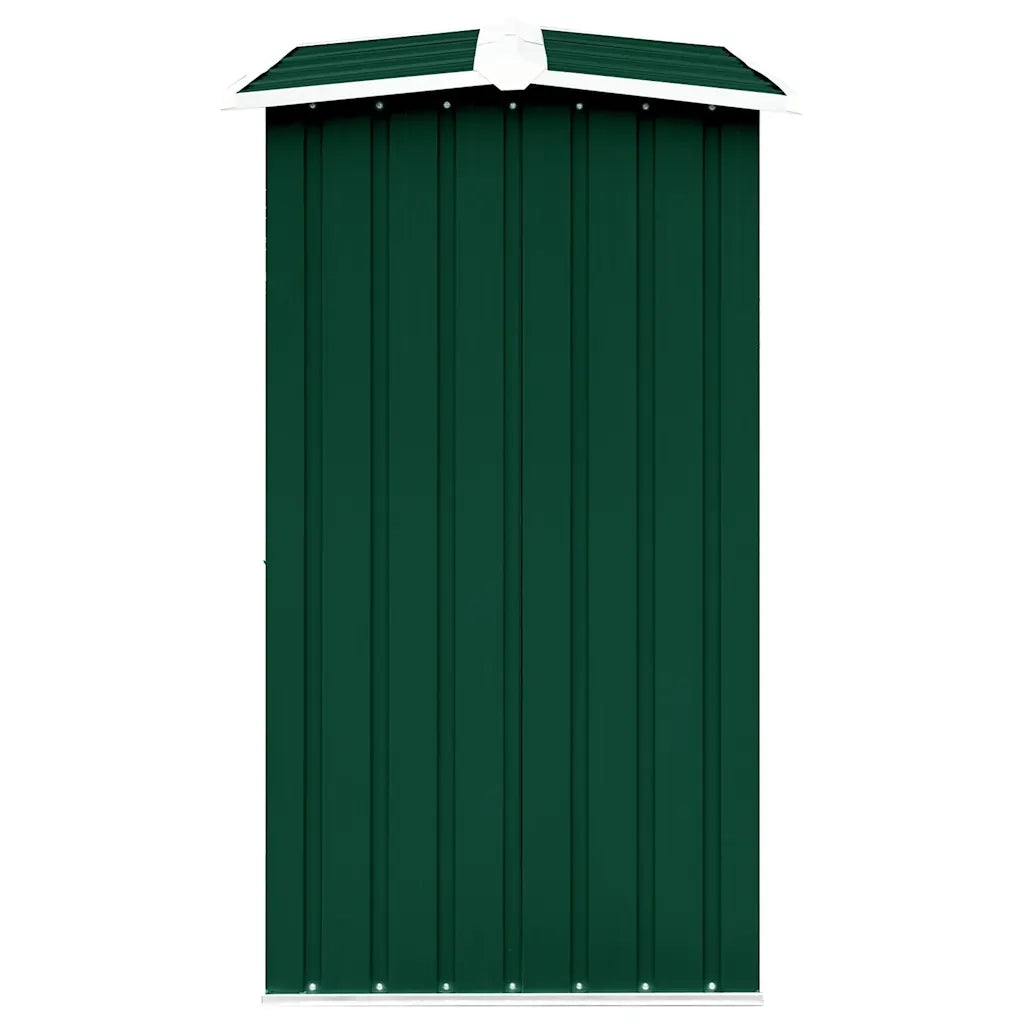 Capannone da Giardino in Acciaio Zincato 330x92x153cm Verde 47086