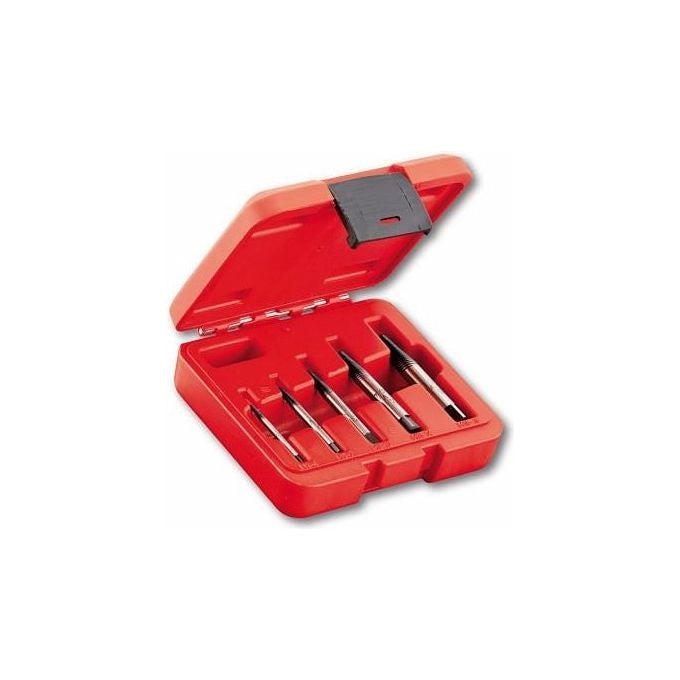 Usag 458 S5 5 pz Set di estrazione per viti Rosso M10, M11, M14, M16, M18, M4, M5, M6, M7, M8