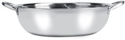 Pentola Elettrica per Fonduta 27 cm - Fonduta elettrica - Acciaio Inossidabile - Smaltimento del Calore - Duraturo e Leggero - Adatto per Induzione e Forno a Gas