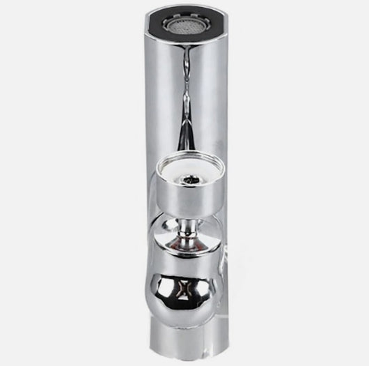 PROLUNGA ESTENSORE PER RUBINETTO DA CUCINA LAVANDINO BAGNO CASCATA 4 IN 1 GIREVOLE 360° CON 2 ADATTATORI E CHIAVE