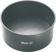 Coppa rotonda per torte con rivestimento antiaderente - Ø 20 cm - Acciaio inossidabile - Ideale per quiches e torte