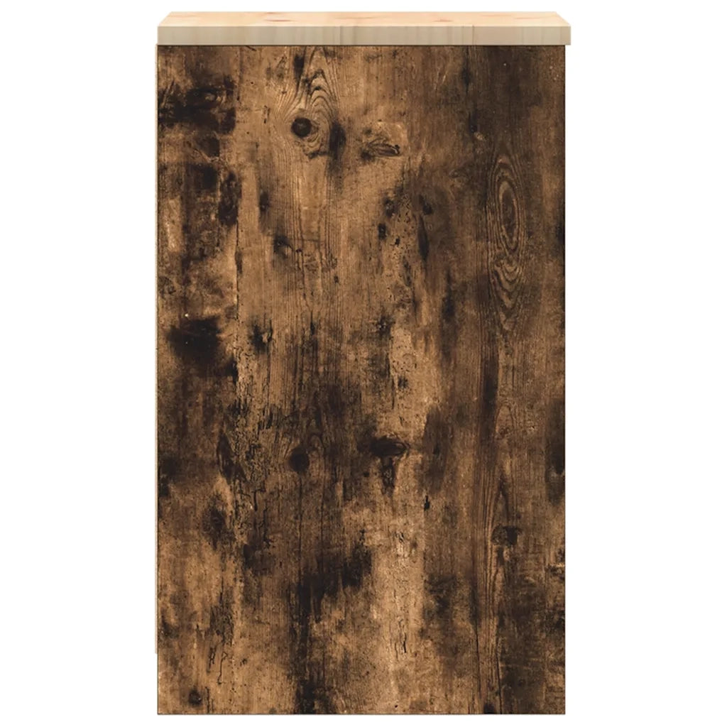Armadietto da Garage in Rovere Affumicato 30x51x85 cm CFW1629741