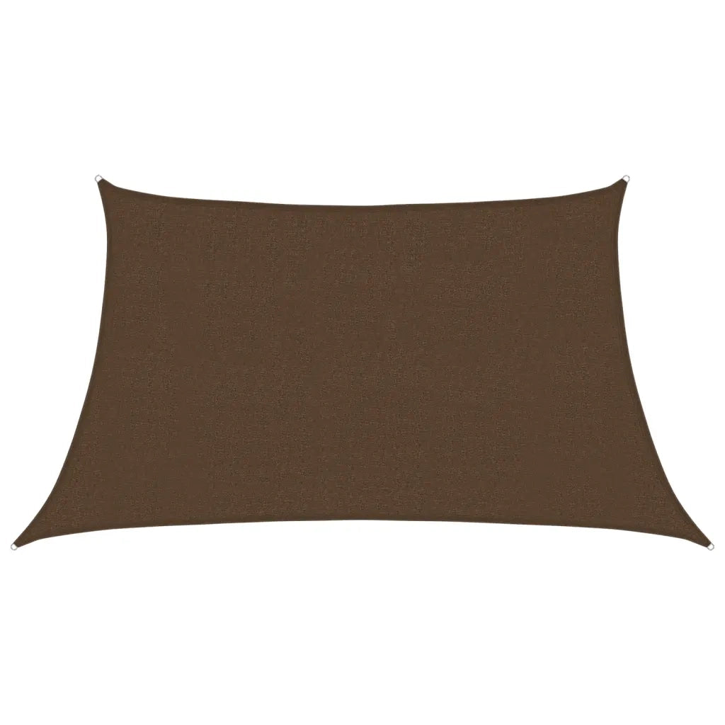 Vela Parasole-Telo Ombra-Vela Ombreggiante 160 g/m2 Marrone 3/4x2 m in HDPE