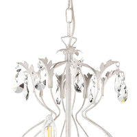 Lampadario 8 luci Teresa avorio