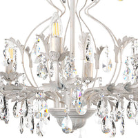 Lampadario 8 luci Teresa avorio