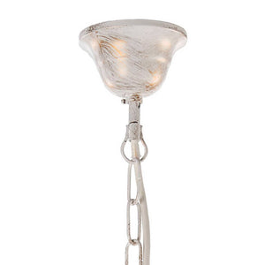 Lampadario 8 luci Teresa avorio