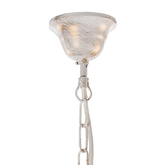 Lampadario 8 luci Teresa avorio