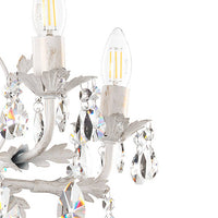 Lampadario 5 luci Teresa  avorio