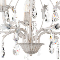 Lampadario 5 luci Teresa  avorio