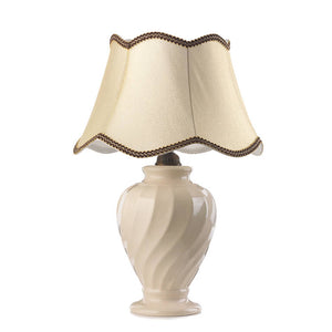 Lampada Vortice avorio lucido