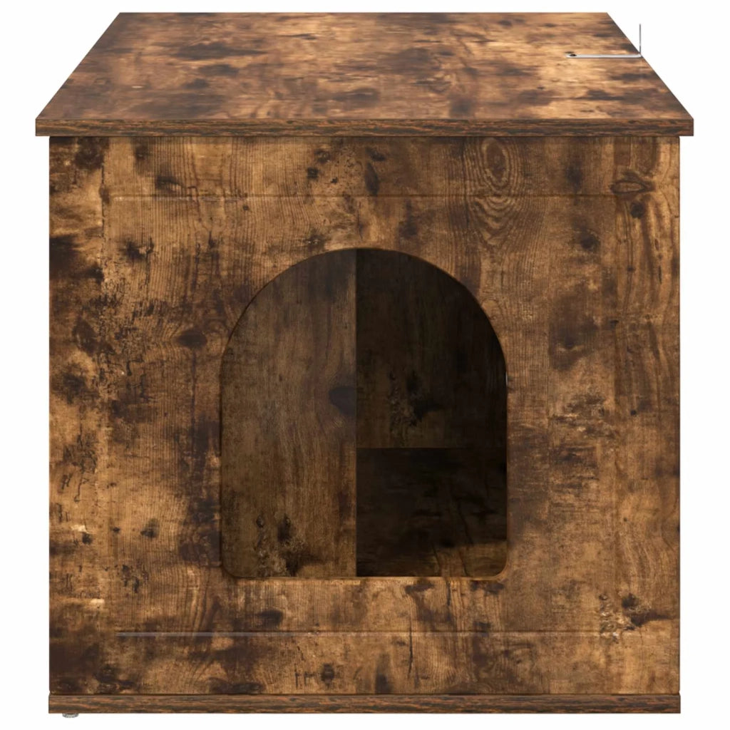 Casa per Gatti Rovere fumé 85 x 55 x 50,5 cm Legno multistrato