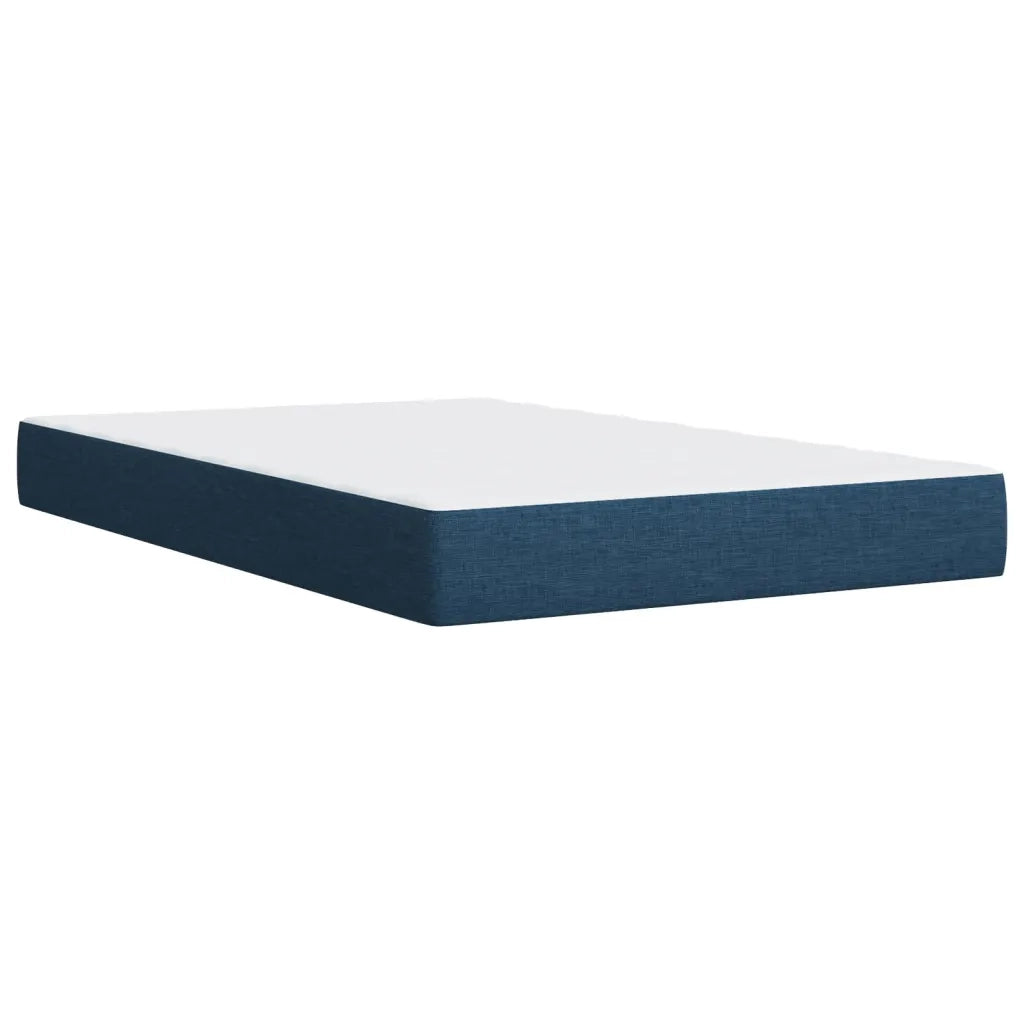 Giroletto a Molle con Materasso Blu 120x190 cm in Tessuto 3290426