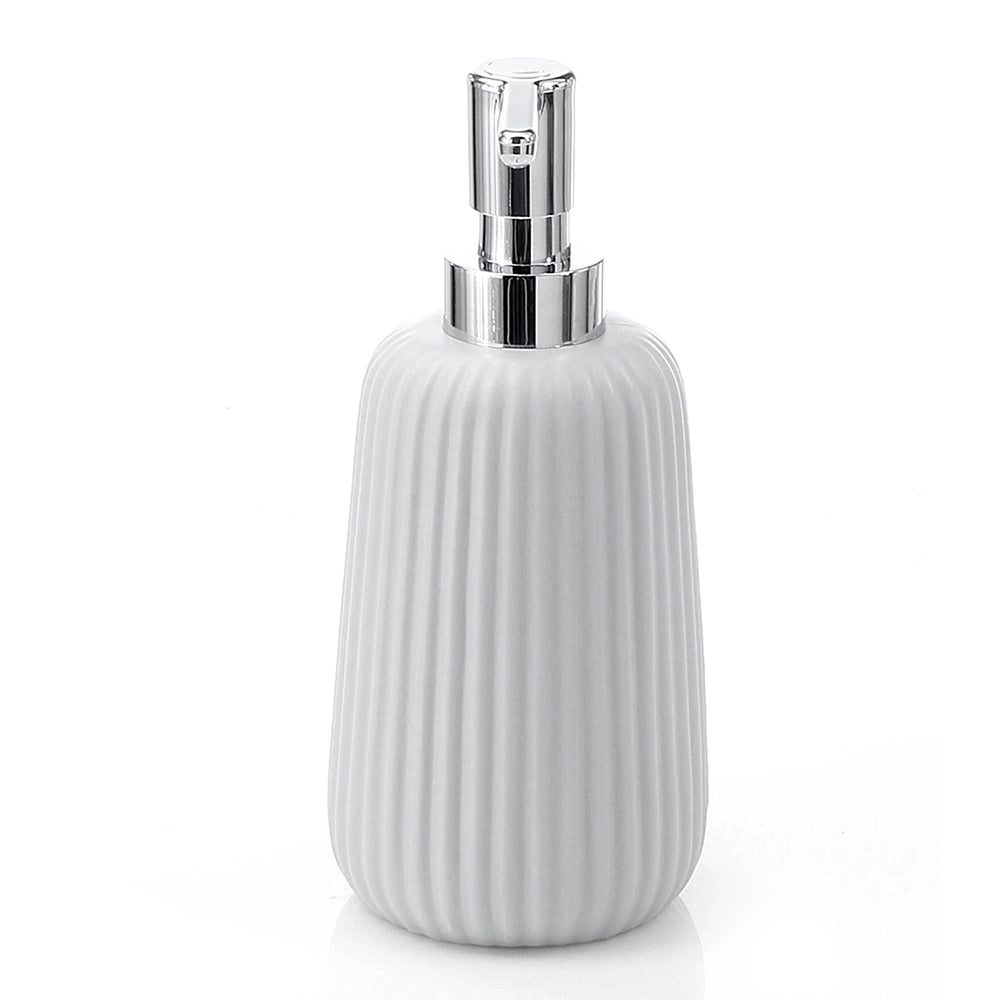 Dispenser dosasapone Gedy in ceramica bianca | Marika