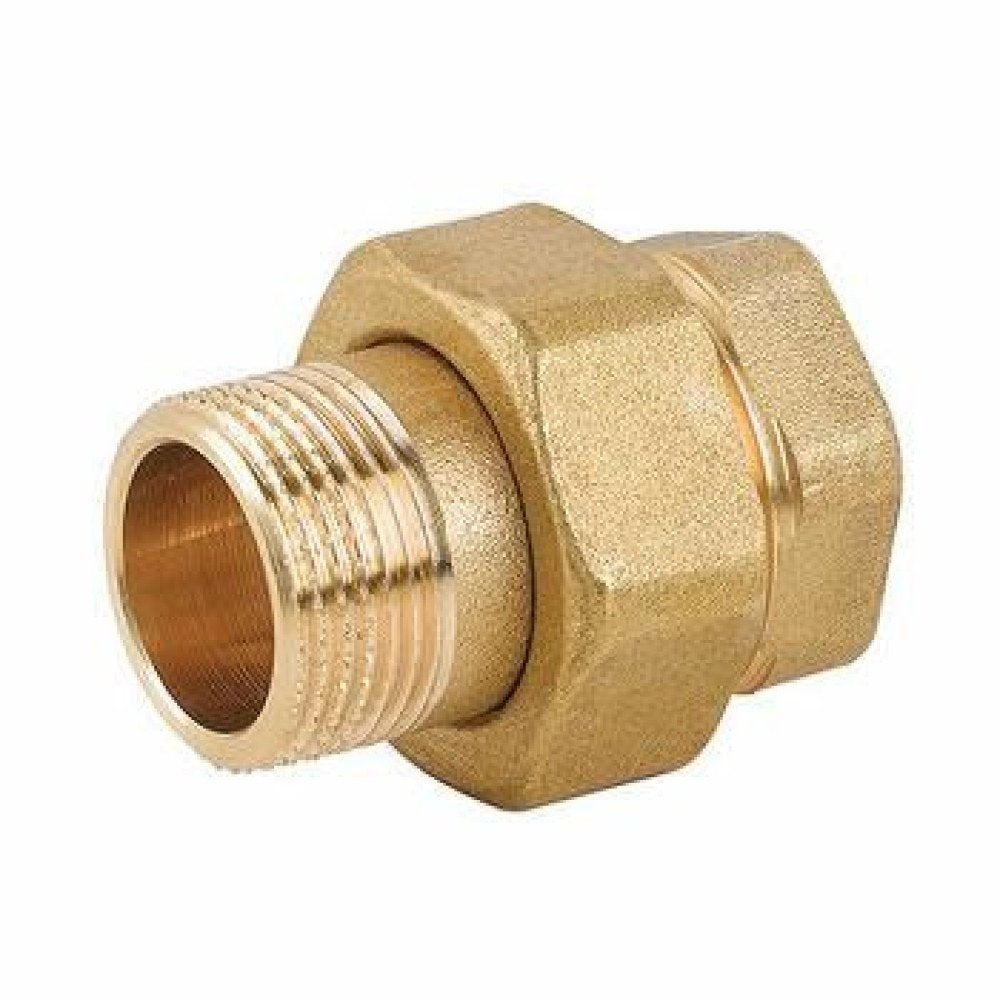 Raccordo diritto per bocchettone con o r (in 3 pezzi) d.1/2  b0