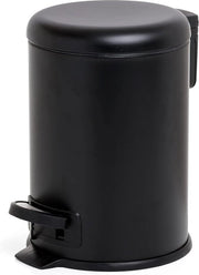 Emicemera per bagno con pedale a pedale - acciaio inossidabile - 3 litri - nero - BPA libero - 175x225x25 cm
