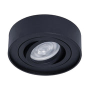Faretto incasso soffitto NUSA nero GU10 orientabile Milagro