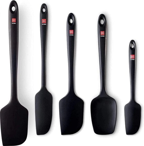 Set di Spiedini Silicone a Contatto Zero - 5 pezzi - Resistente al Calore fino a 315°C - Set di Spiedini Professionali di Alta Qualità