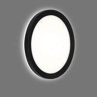 Plafoniera Esterno Contemporaneo Frankfurt Plastica Nero Led Integrato 8W 4000K