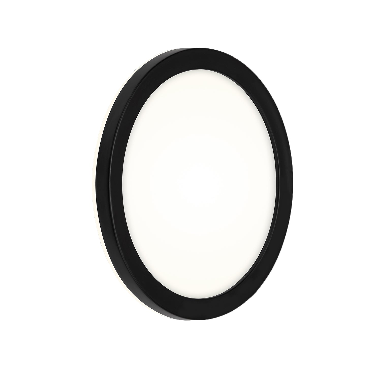 Plafoniera Esterno Contemporaneo Frankfurt Plastica Nero Led Integrato 8W 4000K