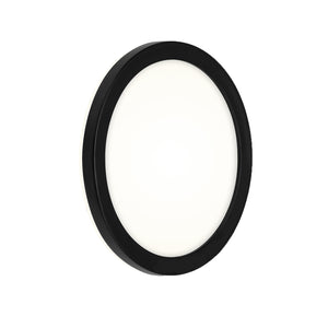 Plafoniera Esterno Contemporaneo Frankfurt Plastica Nero Led Integrato 8W 4000K