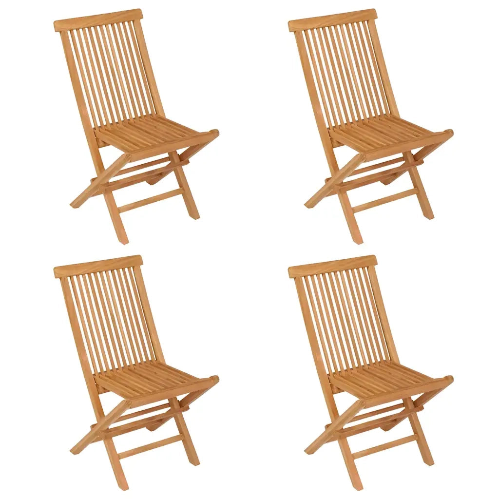 Set da Pranzo da Giardino 5 pz in Legno Massello di Teak 3059593