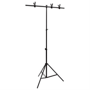 Supporto per Sfondo a T Nero 91x60x(70-200) cm cod mxl 74068