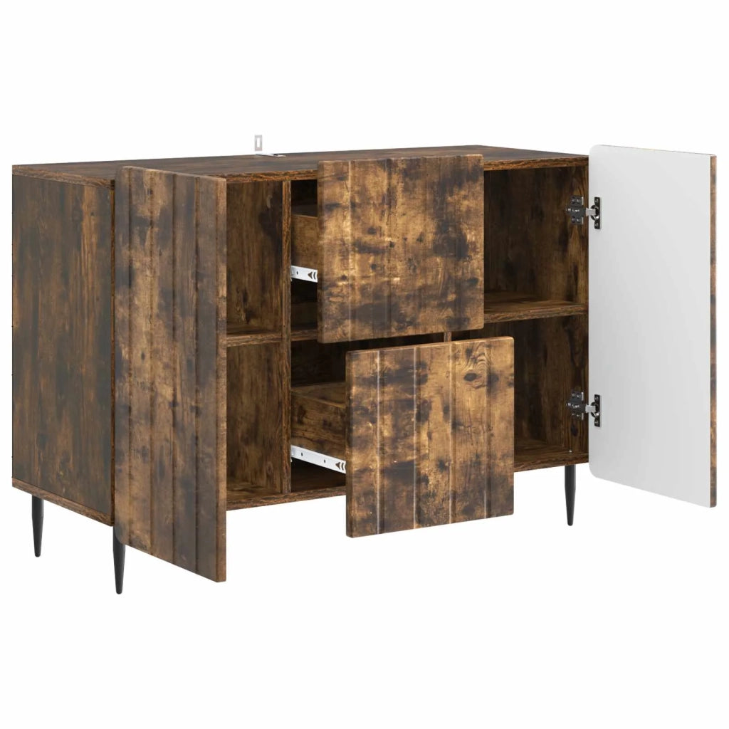 Credenza Rovere Fumo 89 x 34,5 x 62 cm Legno ingegnerizzato 894430