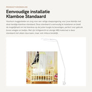 Installazione Klamboe Standaard - Verstelbare e Leggera - Solida e Duratura - Adatta per Letti da Soggiorno - Anti-Zanzare Opl...