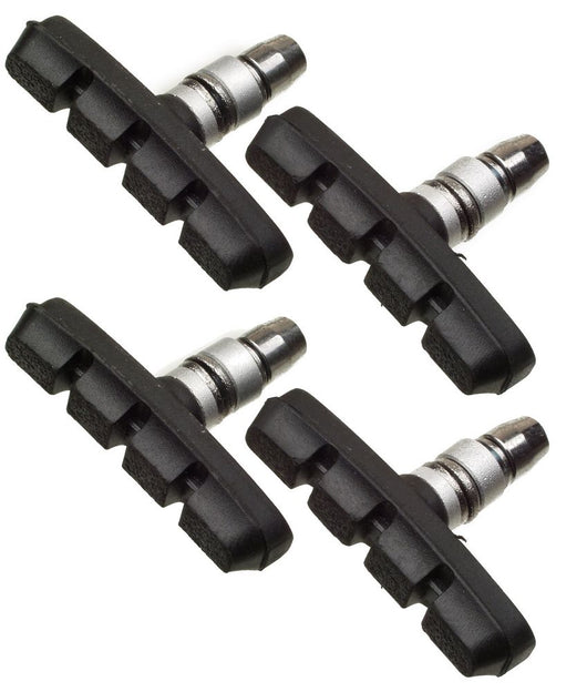 Pattini freni bici per MTB e city bike mod. v-brake quattro pezzi 70mm
