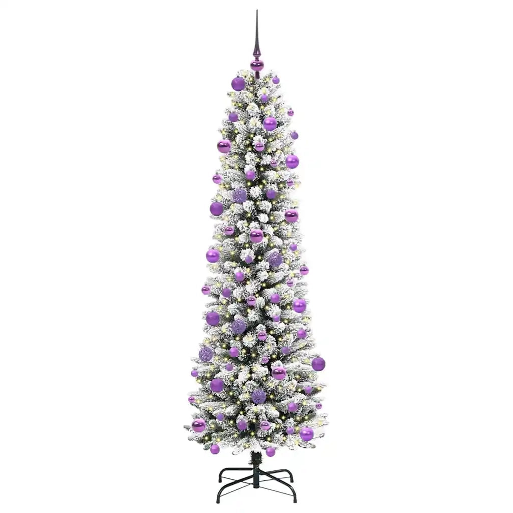 Albero di Natale | Decorazioni natalizie artificiale con 300 LED Bianco 210 cm