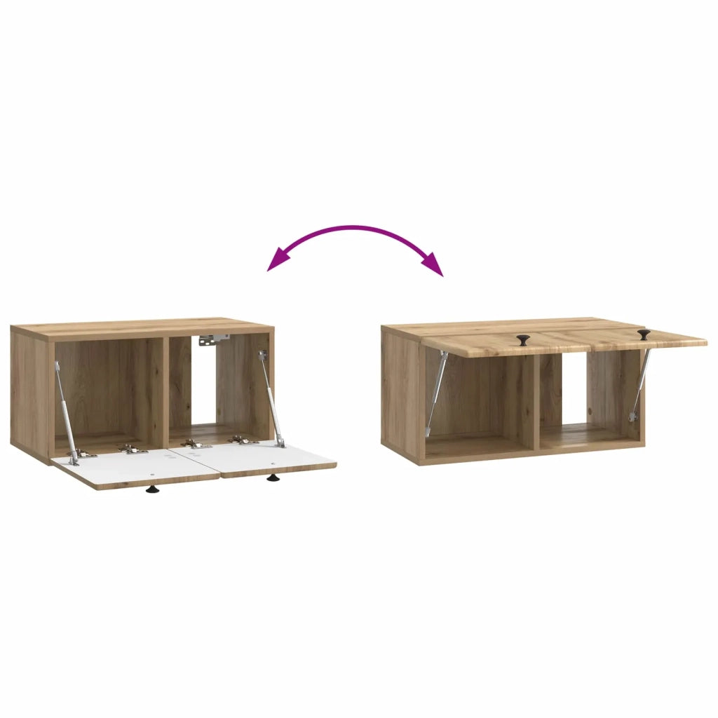 Mobile Porta TV da Muro 59,5 x 31 x 30 cm Rovere Artigianale 899224