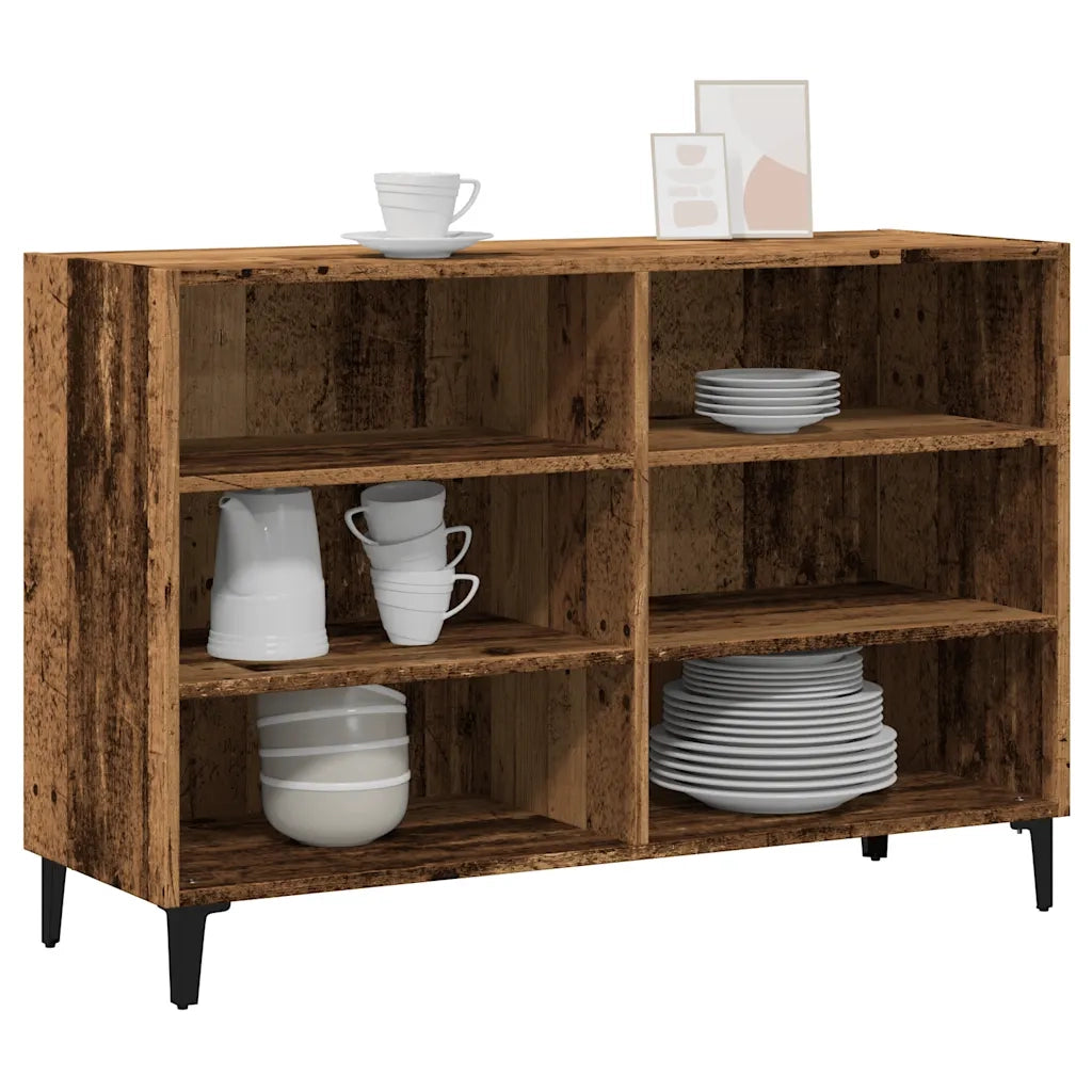 Credenza-Buffet-Armadio da cucina Legno Antico 103,5x35x70 cm in Truciolato 876941