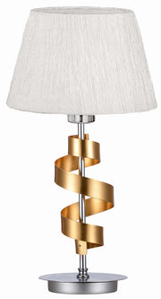 Lampada da tavolo Candellux Denis cromata, E27 46cm