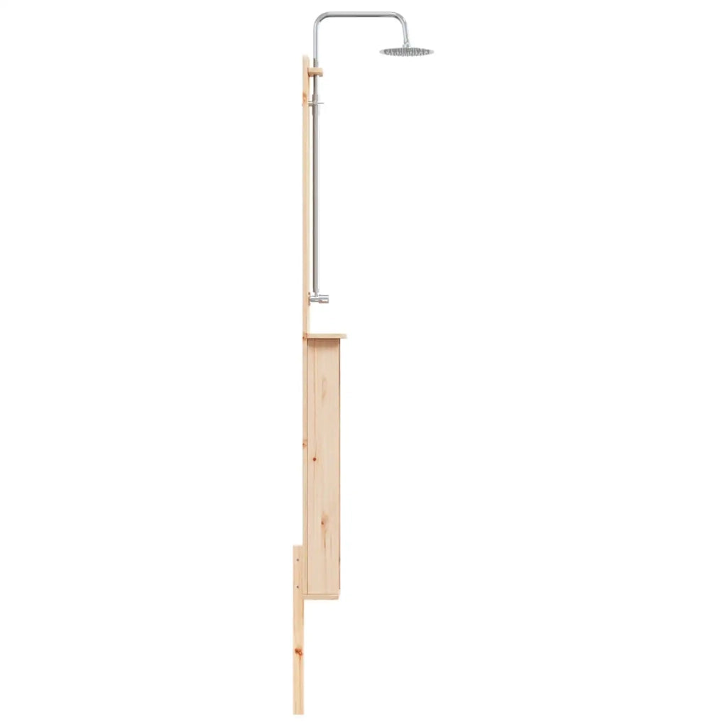 Doccia da esterno Regolabile Naturale 24 x 19 x 246 cm 886352