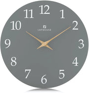 Orologio da Parete in MDF 30cm senza Sferragliamento, Orologio da Parete Moderno e Silenzioso a Batterie, Facile da Leggere per Soggiorno, Camera, Cucina, Ufficio