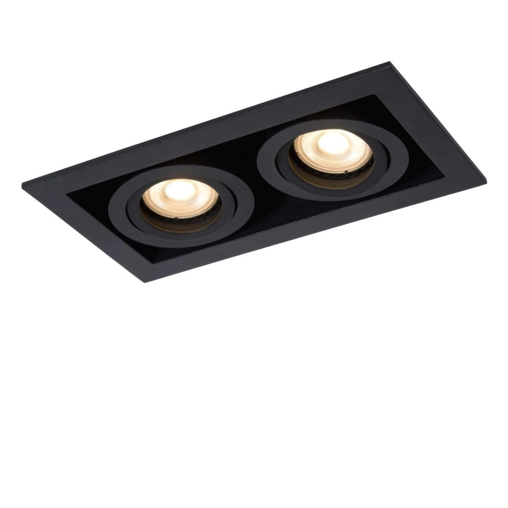 Lucide Chimney faretto soffitto doppio GU10 nero 09926/02/30