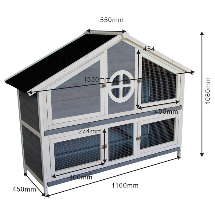 Conigliera gabbia per conigli lepri roditori recinto recinzione