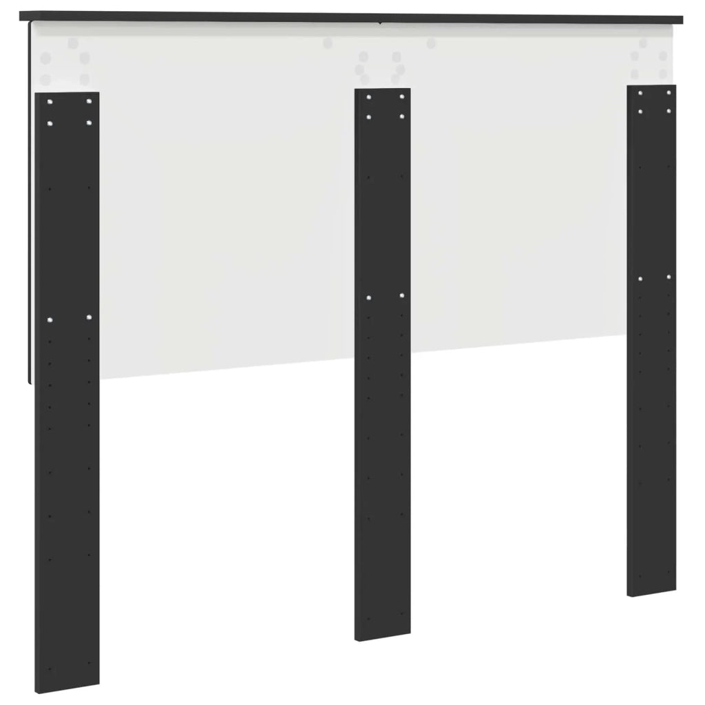Testiera | Testata con Testiera | Testata Rovere Nero 135 cm Legno multistrato