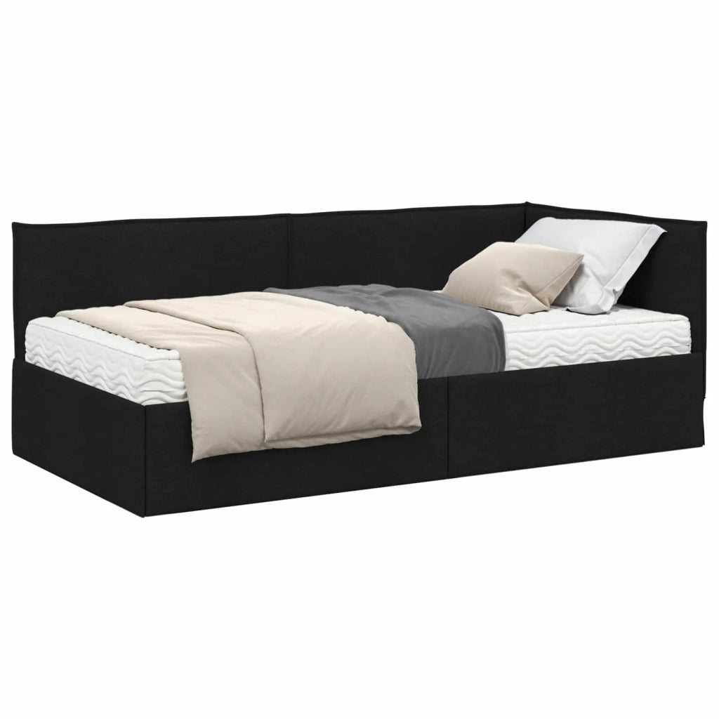 Struttura Letto Angolare con Materasso 2 pcs Verde Velluto 3394015