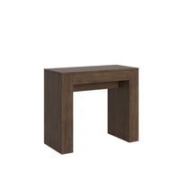 Consolle Allungabile 90-302x42x77 cm in Nobilitato Marrone