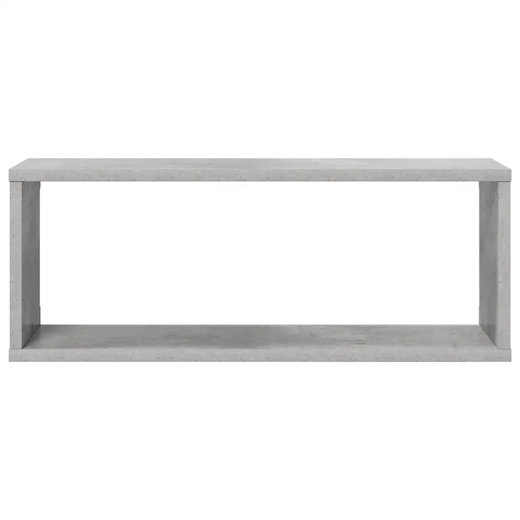 Mensole Parete a Cubo 2pz Grigio Cemento 60x15x23 cm Truciolato cod mxl 51728
