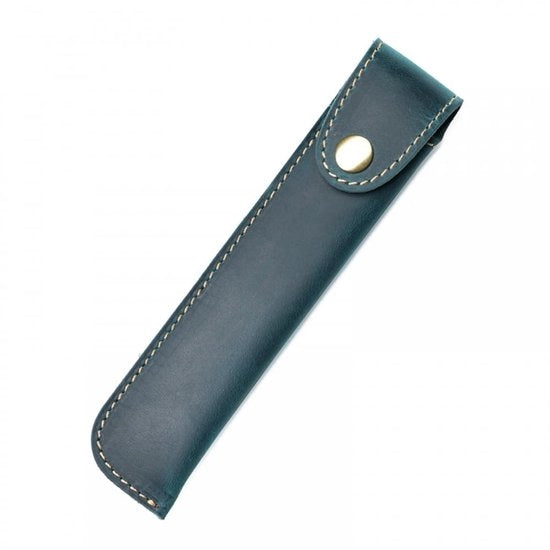 Pennafiler di pelle portatili - Stile retro - Pennafiler vintage - Dimensioni 17 x 3,5 cm